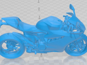 Ducati 1199 Panigale 2012 Printable Motorbike 3D Print Model