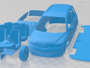 Mazda 2 2003 Printable Car 3D Print Model