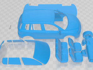 Mazda 2 2003 Printable Car 3D-printmodel
