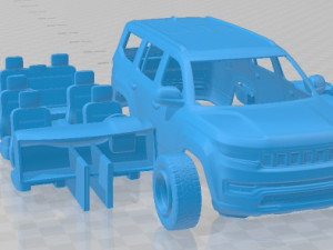 Jeep Grand Wagoneer 2022 Printable Car 3D 프린트 모델