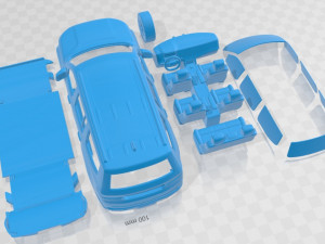 Jeep Grand Wagoneer 2022 Printable Car 3D 프린트 모델