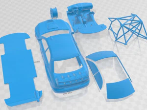 Subaru Impreza STi WRC 2006 Printable Car 3D Print Model