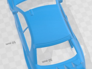Subaru Impreza STi WRC 2006 Printable Body Car Model do druku 3D