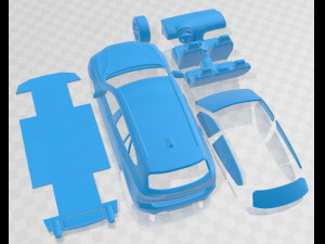 X1 M Sport 2020 Printable Car 3D प्रिंट मॉडल