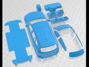 X1 M Sport 2020 Printable Car 3D Print Model