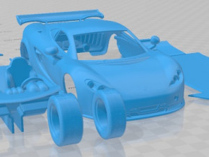 Ascari A10 2006 Printable Car 3Dプリントモデル