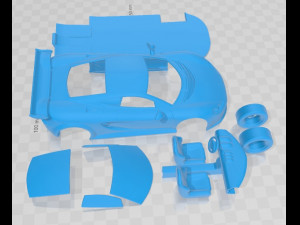 Ascari A10 2006 Printable Car 3Dプリントモデル