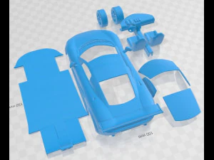 Ascari A10 2006 Printable Car 3D Print Model