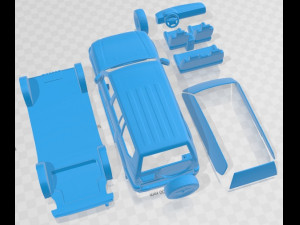 Toyota Land Cruiser Prado J90 1999 Printable Car 3D-printmodel