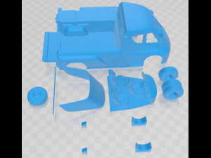 Tesla Pickup 2020 Printable Truck Modelo de Impressão 3D