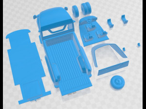 Tesla Pickup 2020 Printable Truck Modelo de Impressão 3D
