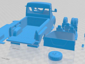 Tesla Pickup 2020 Printable Truck 3D Print Model