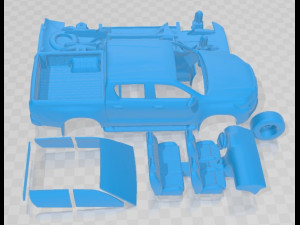 Toyota Hilux Double Cab 2021 Printable Car 3D Print Model