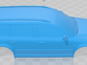 Volkswagen Passat B5 Variant 1997 Printable Body Car 3D Принт Модель