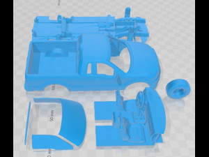 F 150 Regular Cab 2006 Printable Car Model Cetak 3D