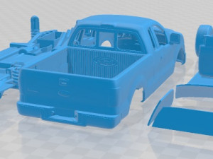 F 150 Regular Cab 2006 Printable Car Model Cetak 3D