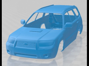 Subaru Forester 2006 Printable Body Car Modelo de impresión 3D
