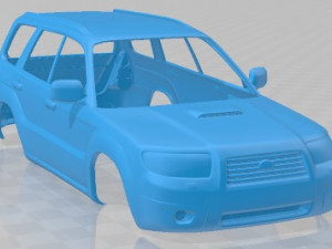 Subaru Forester 2006 Printable Body Car 3Dプリントモデル