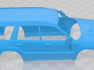 Subaru Forester 2006 Printable Body Car 3Dプリントモデル