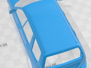 Subaru Forester 2006 Printable Body Car 3Dプリントモデル
