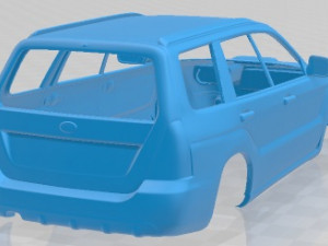 Subaru Forester 2006 Printable Body Car 3Dプリントモデル