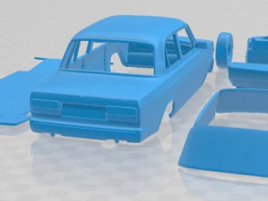 VAZ Lada 2107 2006 Printable Car 3D Print Model