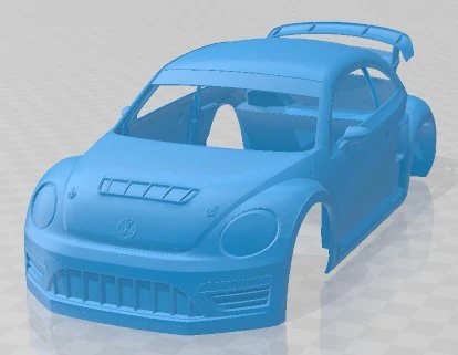 Volkwagen Beetle GRC Race Printable Body Car 3D Print Model .c4d .max .obj .3ds .fbx .stl .blend 