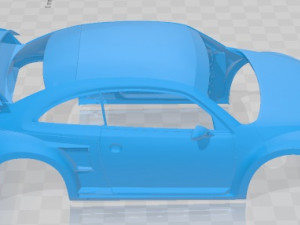 Volkwagen Beetle GRC Race Printable Body Car 3D Print Model