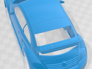 Volkwagen Beetle GRC Race Printable Body Car 3D Print Model