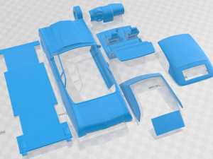 Chevrolet Chevelle SS 454 LS5 convertible 1971 Printable Car 3D Print Model