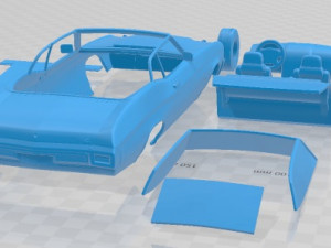 Chevrolet Chevelle SS 454 LS5 convertible 1971 Printable Car 3D Print Model