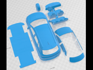 Opel Grandland X 2019 Printable Car 3D Print Model