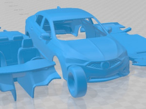 Acura ILX 2019 Printable Car 3Dプリントモデル
