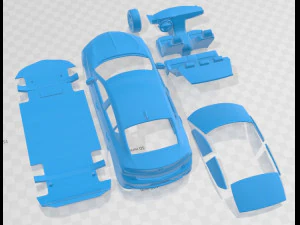 Acura ILX 2019 Printable Car 3D Print Model