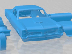 Pontiac GTO 1967 Printable Car 3D Print Model