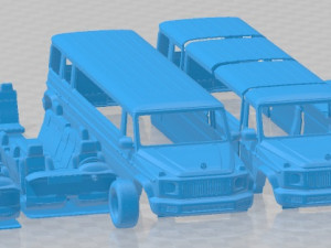 Mercedes Maybach G600 Limousine W464 2019 Printable Car 3D 프린트 모델