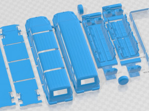 Mercedes Maybach G600 Limousine W464 2019 Printable Car 3D 프린트 모델
