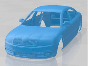 Skoda Superb 2006 Printable Body Car 3D Print Model