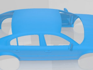 Skoda Superb 2006 Printable Body Car 3D 打印模型