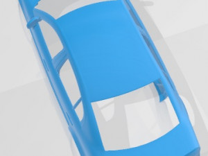 Skoda Superb 2006 Printable Body Car 3D 打印模型