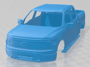 F 150 Lightning 2022 Printable Body Car 3D 프린트 모델