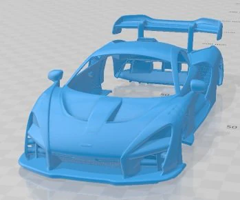 McLaren Senna LM 2021 Printable Body Car 3D Print Model .c4d .max .obj .3ds .fbx .stl .blend 