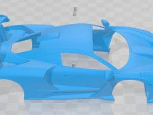 McLaren Senna LM 2021 Printable Body Car 3D Print Model