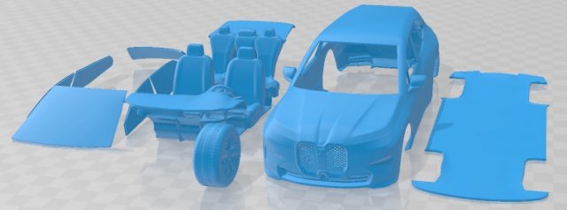 IX Printable Car 3D Print Model .c4d .max .obj .3ds .fbx .stl .blend 