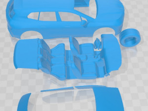 IX Printable Car 3D Print Model