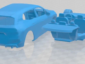 IX Printable Car 3D Print Model