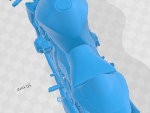 Kawasaki Z 1000 2006 Printable Motorbike Modello di stampa 3D