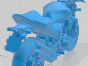 Kawasaki Z 1000 2006 Printable Motorbike Modello di stampa 3D