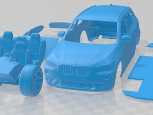 X1 2016 Printable Car 3D-printmodel