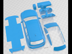 X1 2016 Printable Car 3D 프린트 모델